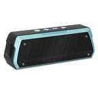 NewRixing NR - 5000 IPX5 High Fidelity Bluetooth Speaker, Support Hands - free Call / TF Card / FM / U Disk(Blue) - British D'sire