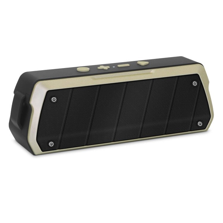 NewRixing NR - 5000 IPX5 High Fidelity Bluetooth Speaker, Support Hands - free Call / TF Card / FM / U Disk(Gold) - British D'sire