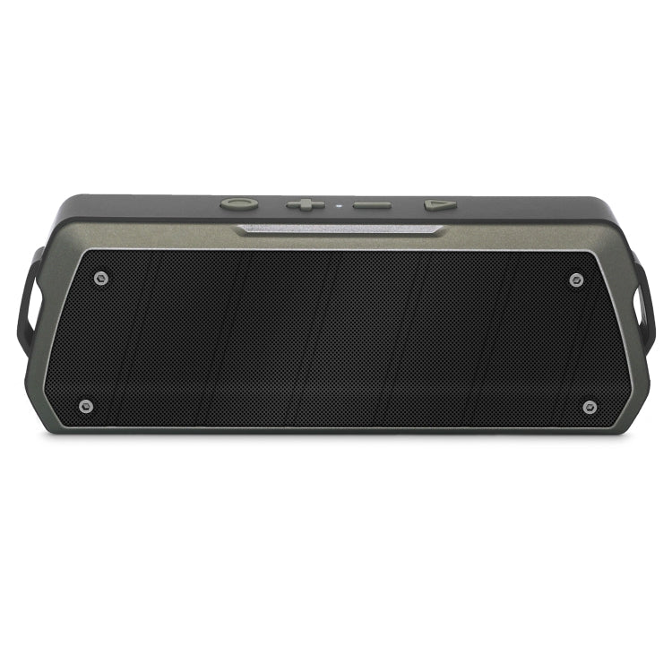 NewRixing NR - 5000 IPX5 High Fidelity Bluetooth Speaker, Support Hands - free Call / TF Card / FM / U Disk(Grey) - British D'sire