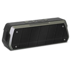 NewRixing NR - 5000 IPX5 High Fidelity Bluetooth Speaker, Support Hands - free Call / TF Card / FM / U Disk(Grey) - British D'sire