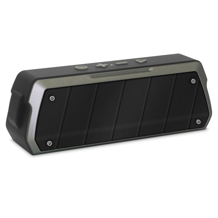 NewRixing NR - 5000 IPX5 High Fidelity Bluetooth Speaker, Support Hands - free Call / TF Card / FM / U Disk(Grey) - British D'sire