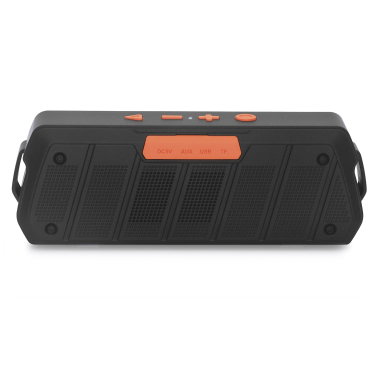 NewRixing NR - 5000 IPX5 High Fidelity Bluetooth Speaker, Support Hands - free Call / TF Card / FM / U Disk(Orange) - British D'sire