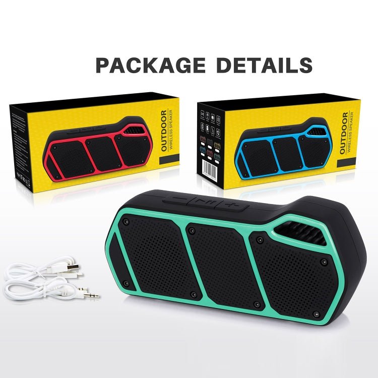 NewRixing NR - 5011 Outdoor Portable Bluetooth Speakerr, Support Hands - free Call / TF Card / FM / U Disk(Black) - British D'sire