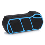 NewRixing NR - 5011 Outdoor Portable Bluetooth Speakerr, Support Hands - free Call / TF Card / FM / U Disk(Blue) - British D'sire