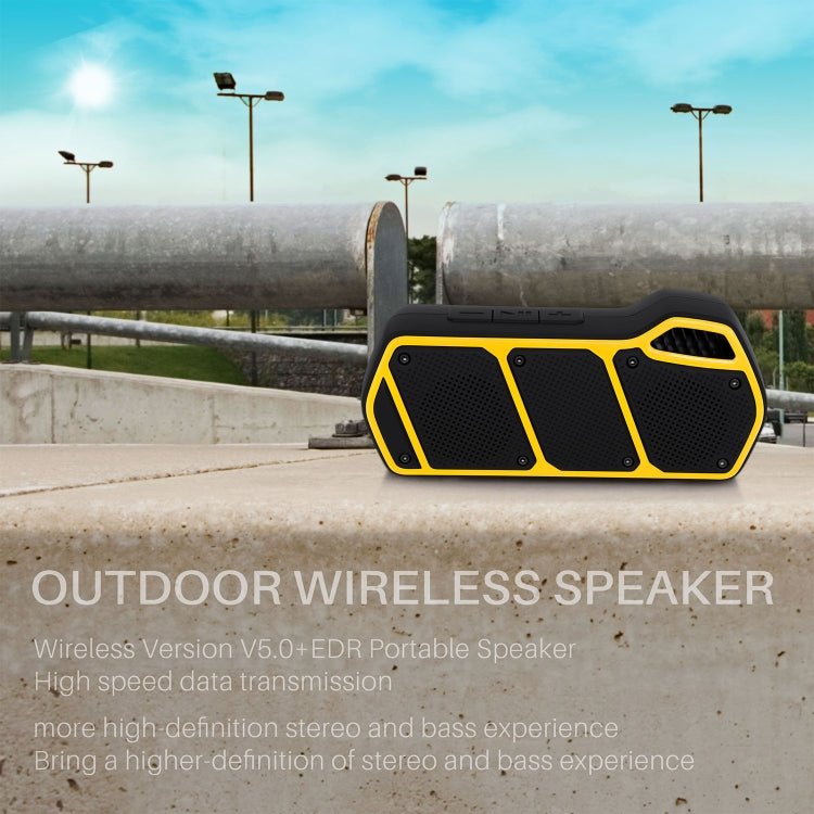 NewRixing NR - 5011 Outdoor Portable Bluetooth Speakerr, Support Hands - free Call / TF Card / FM / U Disk(Red) - British D'sire