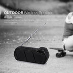 NewRixing NR - 5011fm Outdoor Portable Bluetooth Speakerr, Support Hands - free Call / TF Card / FM / U Disk(Black) - British D'sire