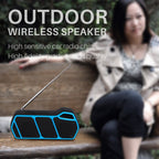 NewRixing NR - 5011fm Outdoor Portable Bluetooth Speakerr, Support Hands - free Call / TF Card / FM / U Disk(Green) - British D'sire