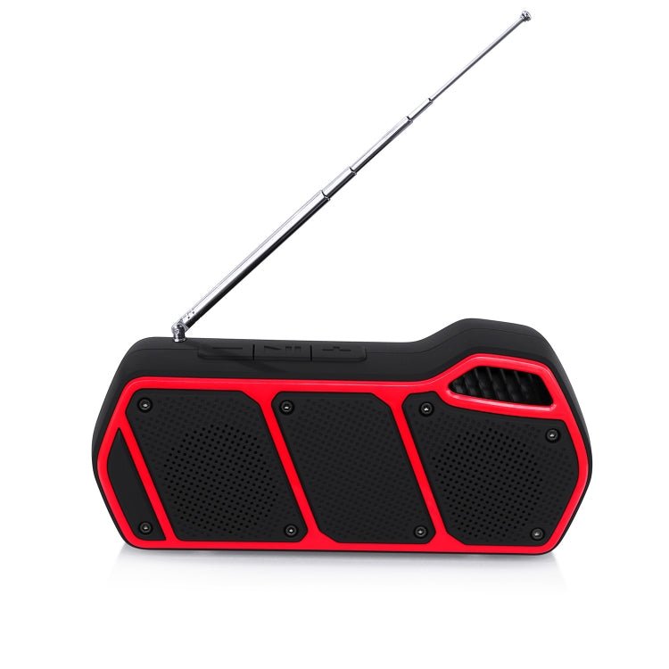 NewRixing NR - 5011fm Outdoor Portable Bluetooth Speakerr, Support Hands - free Call / TF Card / FM / U Disk(Red) - British D'sire Main image