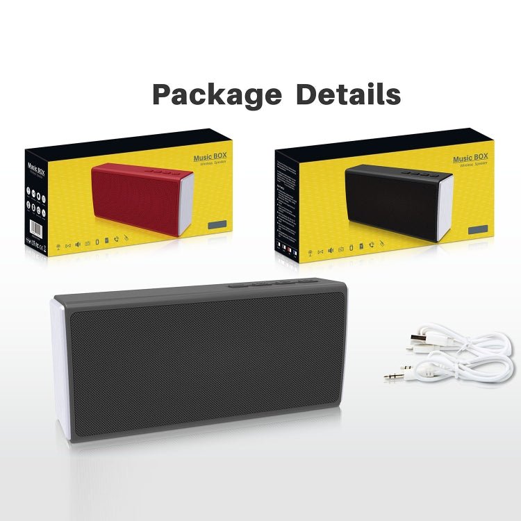 NewRixing NR - 5012 Desktop Plating Bluetooth Speakerr, Support Hands - free Call / TF Card / FM / U Disk(Grey) - British D'sire