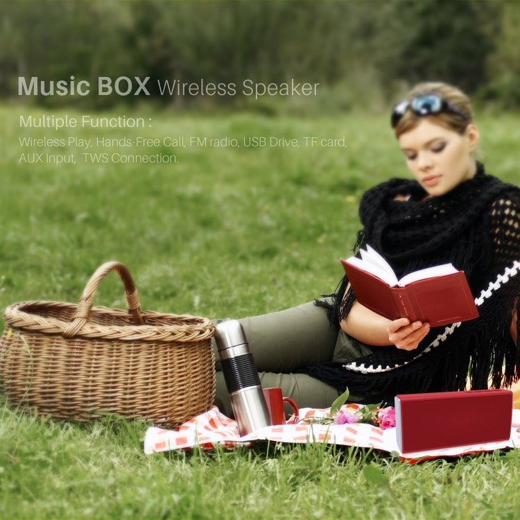 NewRixing NR - 5012 Desktop Plating Bluetooth Speakerr, Support Hands - free Call / TF Card / FM / U Disk(Grey) - British D'sire