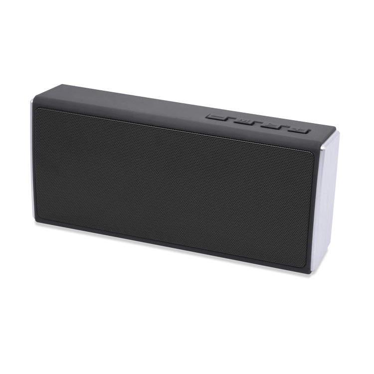 NewRixing NR - 5012 Desktop Plating Bluetooth Speakerr, Support Hands - free Call / TF Card / FM / U Disk(Grey) - British D'sire