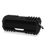 NewRixing NR - 5015 Outdoor Portable Bluetooth Speakerr with Hook, Support Hands - free Call / TF Card / FM / U Disk(Black) - British D'sire