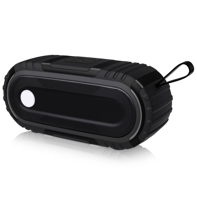NewRixing NR - 5016 Outdoor Splash - proof Water Bluetooth Speaker, Support Hands - free Call / TF Card / FM / U Disk(Black) - British D'sire
