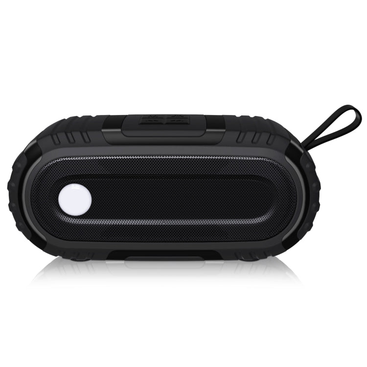 NewRixing NR - 5016 Outdoor Splash - proof Water Bluetooth Speaker, Support Hands - free Call / TF Card / FM / U Disk(Black) - British D'sire
