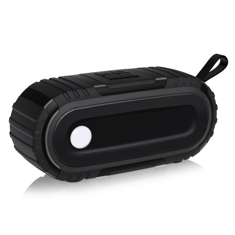 NewRixing NR - 5016 Outdoor Splash - proof Water Bluetooth Speaker, Support Hands - free Call / TF Card / FM / U Disk(Black) - British D'sire