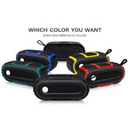 NewRixing NR - 5016 Outdoor Splash - proof Water Bluetooth Speaker, Support Hands - free Call / TF Card / FM / U Disk(Black) - British D'sire