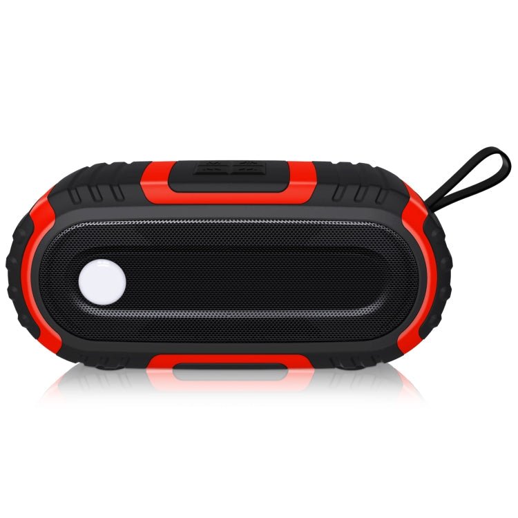 NewRixing NR - 5016 Outdoor Splash - proof Water Bluetooth Speaker, Support Hands - free Call / TF Card / FM / U Disk(Red) - British D'sire