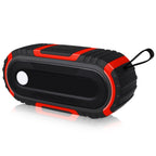 NewRixing NR - 5016 Outdoor Splash - proof Water Bluetooth Speaker, Support Hands - free Call / TF Card / FM / U Disk(Red) - British D'sire