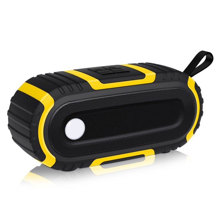 NewRixing NR - 5016 Outdoor Splash - proof Water Bluetooth Speaker, Support Hands - free Call / TF Card / FM / U Disk(Yellow) - British D'sire