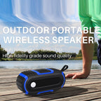 NewRixing NR - 5016 Outdoor Splash - proof Water Bluetooth Speaker, Support Hands - free Call / TF Card / FM / U Disk(Yellow) - British D'sire