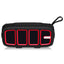 NewRixing NR - 5018 Outdoor Portable Bluetooth Speaker, Support Hands - free Call / TF Card / FM / U Disk(Black+Red) - British D'sire
