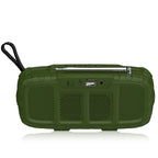 NewRixing NR - 5018FM Outdoor Portable Bluetooth Speaker with Antenna, Support Hands - free Call / TF Card / FM / U Disk(Green+Yellow) - British D'sire