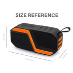 NewRixing NR - 5019 Outdoor Portable Bluetooth Speaker, Support Hands - free Call / TF Card / FM / U Disk(Black) - British D'sire