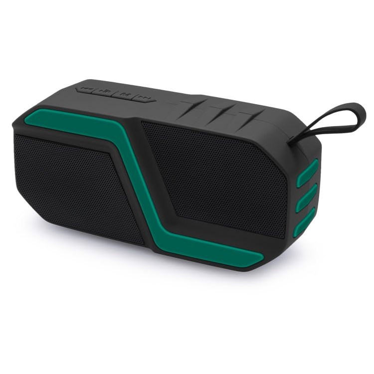 NewRixing NR - 5019 Outdoor Portable Bluetooth Speaker, Support Hands - free Call / TF Card / FM / U Disk(Green) - British D'sire