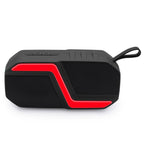 NewRixing NR - 5019 Outdoor Portable Bluetooth Speaker, Support Hands - free Call / TF Card / FM / U Disk(Red) - British D'sire