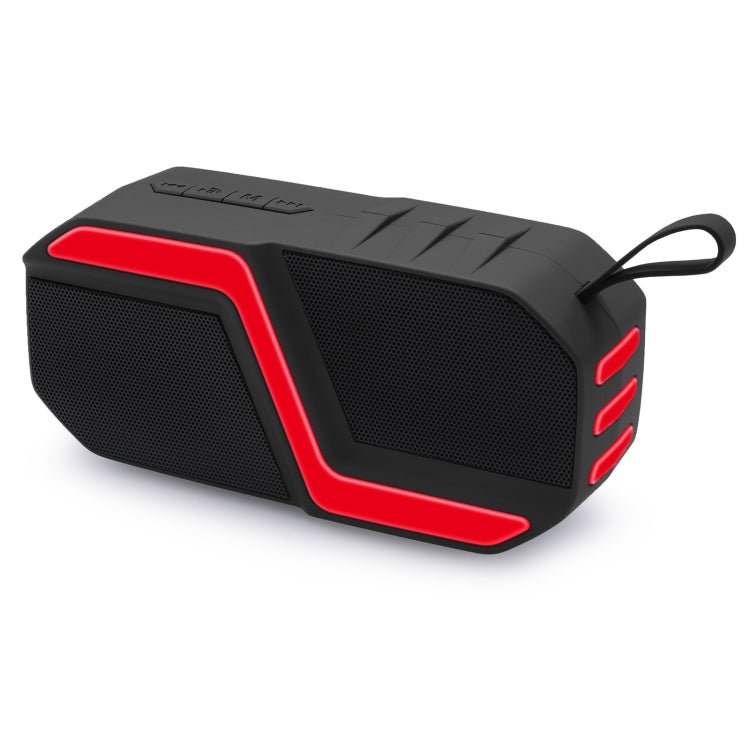 NewRixing NR-5019 Outdoor Portable Bluetooth Speaker, Support Hands-free Call / TF Card / FM / U Disk(Red) Secondary image
