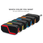 NewRixing NR - 5019 Outdoor Portable Bluetooth Speaker, Support Hands - free Call / TF Card / FM / U Disk(Yellow) - British D'sire