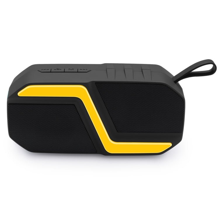 NewRixing NR - 5019 Outdoor Portable Bluetooth Speaker, Support Hands - free Call / TF Card / FM / U Disk(Yellow) - British D'sire Main image
