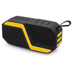 NewRixing NR - 5019 Outdoor Portable Bluetooth Speaker, Support Hands - free Call / TF Card / FM / U Disk(Yellow) - British D'sire