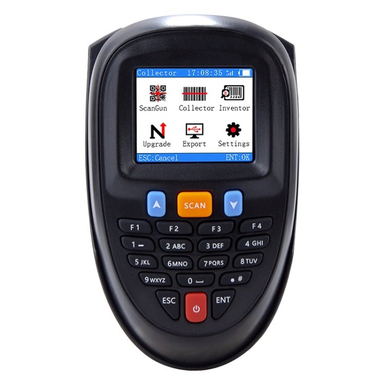 NEWSCAN 1D Laser Wireless Barcode Reader Scanner Data Collector With 2.2 - Inch LCD Screen - British D'sire