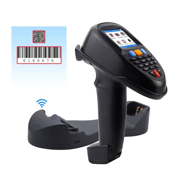 NEWSCAN 2D Wireless Barcode Reader Scanner Data Collector With 2.2 - Inch LCD Screen - British D'sire Main image