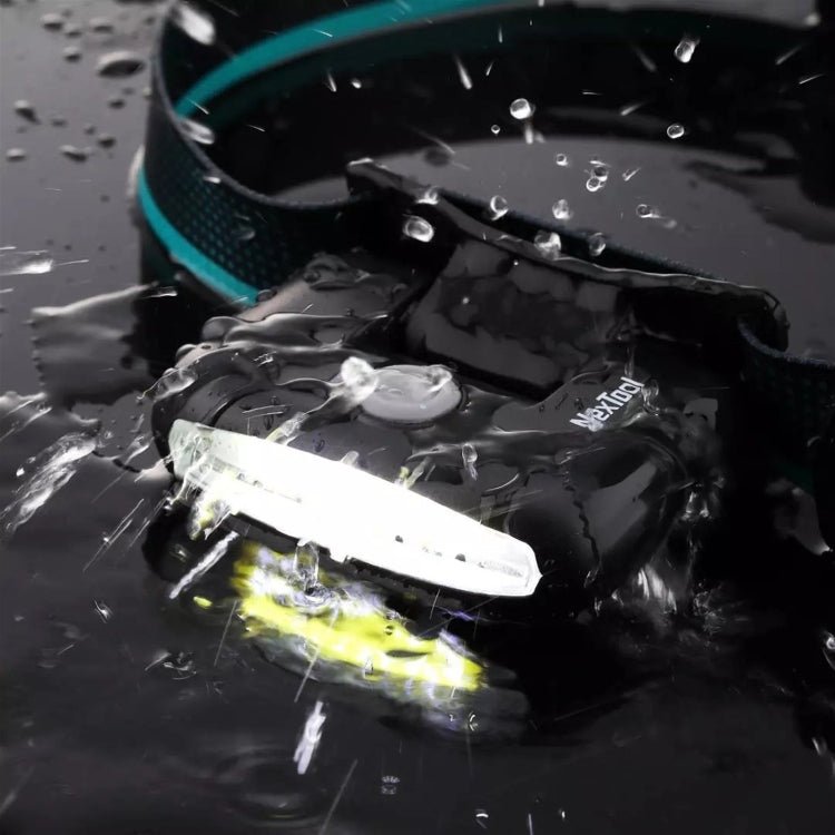 Nextool Multifunctional Headlight COB 170LM Outdoor Camping Rotatable Bicycle Light Warning Lamp with Antibacterial Belt(Black) - British D'sire