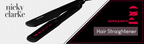 Nicky Clarke Infrared Pro Hair Straightener, Titanium Plates, Heat Balance and Infrared Technology, LED Display & 10 Temperature Settings, 2.5m Cable, Black - hair straightener - British D'sire
