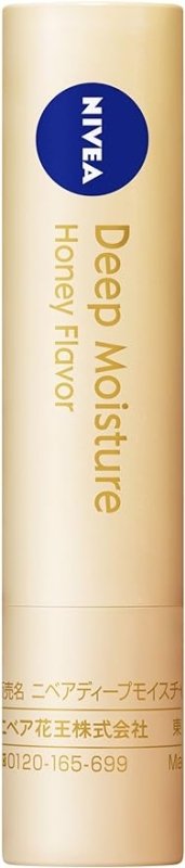 NIVEA LipCare Lip Deep Moisture Honey Flavor SPF16 PA+ 2.2g (Japan Import) - British D'sire Main image