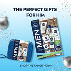 NIVEA MEN Feeling Set To Go Sensitive Care Kit Gift, Includes Face Wash, Shower Gel, Anti-Perspirant and Moisturiser, Men's Skincare - British D'sire