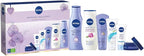 NIVEA Pampering Indulgence Gift Set (6 Pieces), Luxury NIVEA Gift Set Includes Shower Cream, Day and Night Cream, Body Lotion and More, Gifts for Women - British D'sire