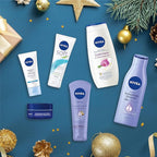 NIVEA Pampering Indulgence Gift Set (6 Pieces), Luxury NIVEA Gift Set Includes Shower Cream, Day and Night Cream, Body Lotion and More, Gifts for Women - British D'sire