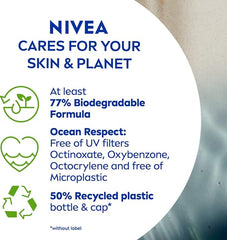 NIVEA SUN Protect & Moisture Sun Lotion SPF 15 (200 ml), Suncream with Vitamin E, Provides 48 Hour Moisture and Immediate UVA & UVB Protection - British D'sire