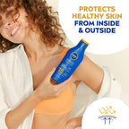 NIVEA SUN Protect & Moisture Sun Lotion SPF 15 (200 ml), Suncream with Vitamin E, Provides 48 Hour Moisture and Immediate UVA & UVB Protection - British D'sire