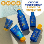 NIVEA SUN Protect & Moisture Sun Lotion SPF 50+ (200 ml), Suncream with Vitamin E, Provides 48H Moisture & Immediate UVA & UVB Protection - British D'sire