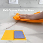 Nixiara Chamois Towel | Multi - Purpose Cleaning Shammy Drying Super Absorbent Cloth | Cleaning Shammy Cloth Machine Washable For Car Dryingfor Window, Floors - Cleaning Cloth - British D'sire
