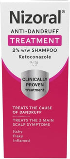 Nizoral Anti - Dandruff Treatment Shampoo, Treats and Prevents Dandruff, Clinically Proven to Control Itchy & Flaky Scalps, Contains Ketoconazole, 1 x 60ml - Shampoo - British D'sire
