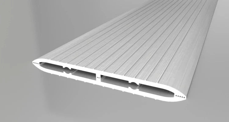 Norsound NOR630 Aluminium Door Threshold - 100mm wide - Acoustic Door Seal - British D'sire
