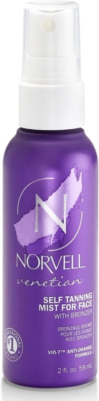Norvell Venetian Sunless Self Tanning Mist for Face - Non Comedogenic Facial Bronzing Tanner Spray for Natural Sun-Kissed Glow, 60ml. - British D'sire