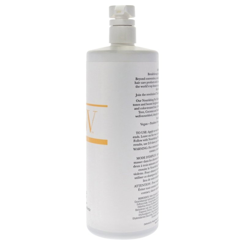 NOW Beauty - No Yellow Shampoo for Unisex - 32 oz Shampoo - Shampoo - British D'sire