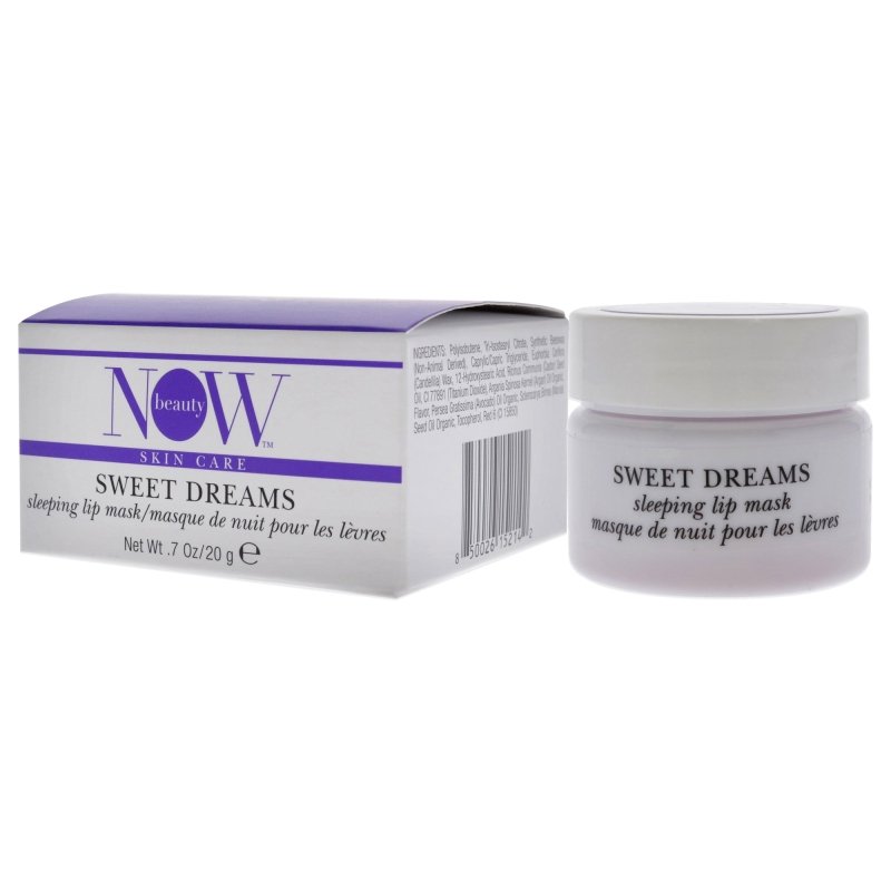 NOW Beauty - Sweet Dreams Lip Sleeping Mask for Unisex - 0.7 oz Lip Mask - Lip Mask - British D'sire
